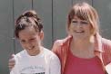 Mackenzie, Susan Skelly (The Brady Bunch's 'Cindy') and her son, Micheal Skelly at the 2002 Santa Clarita's Carousel Ranch's Jog + Roll-a-Thon.