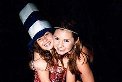 mackenzie posing with beverley mitchell on the dancefloor