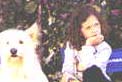 Mackenzie on the set of 7th Heaven with friend and companion, Happy. This photo is copyrighted  1997. Thanks to Familie 7th Heaven